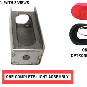 Optronics New Style Oblong  Lite Box --  Universal, Left Hand or Right Hand KIT